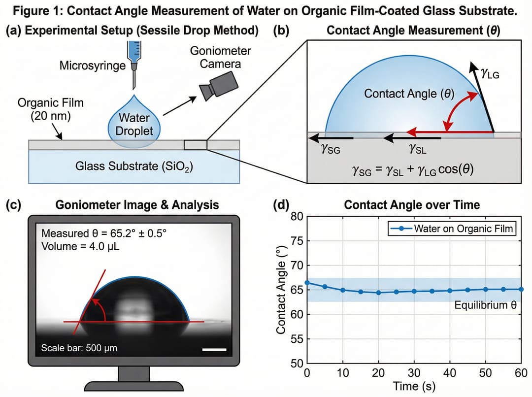 Organic Film Wettability