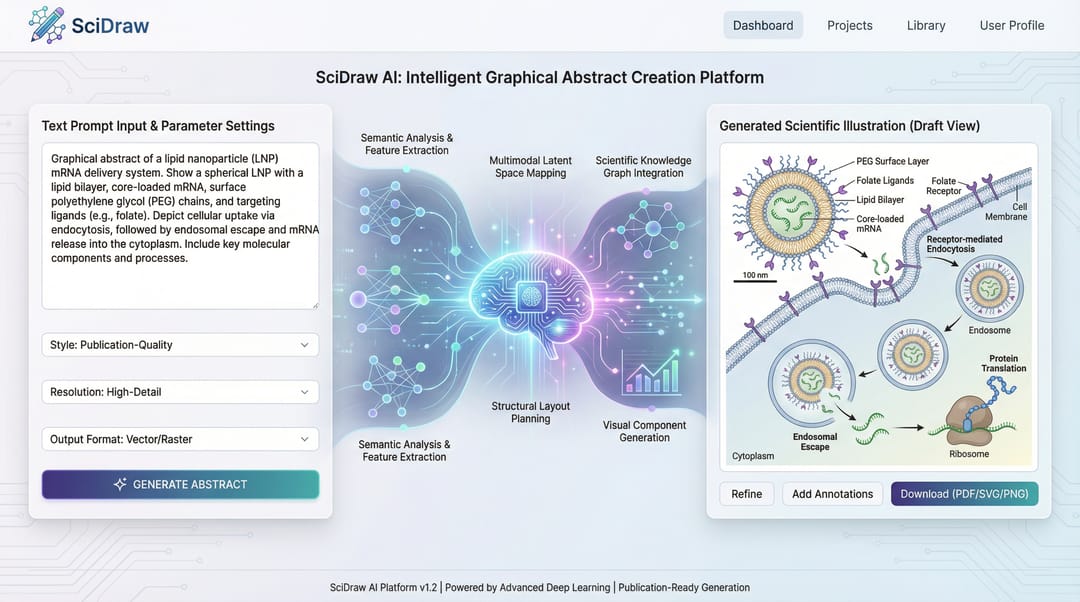 AI graphical abstract creation