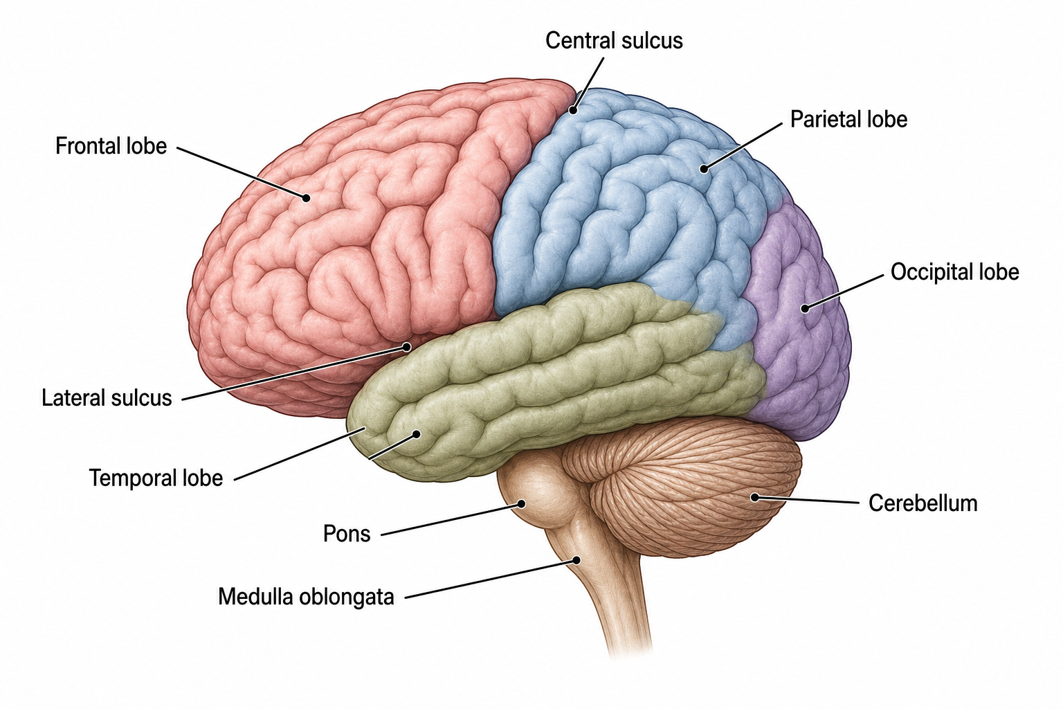 Générez votre schéma du cerveau annoté