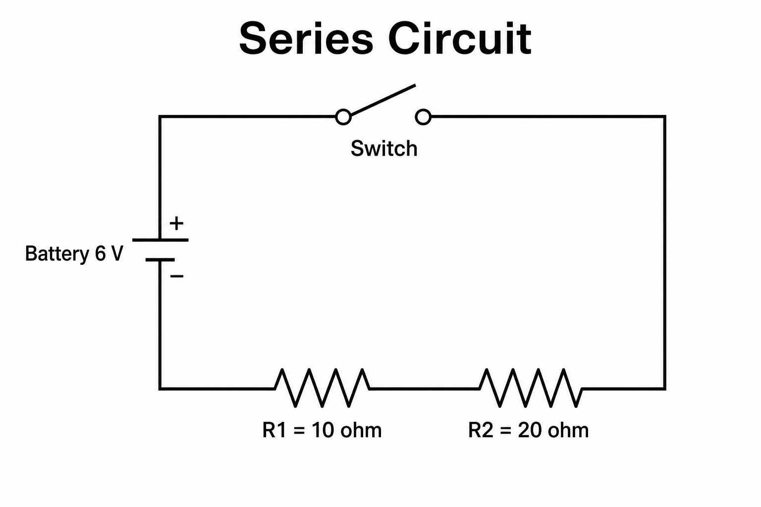 Circuit Diagram Maker — Draw clean electrical circuit schematics with standard symbols from a text prompt.