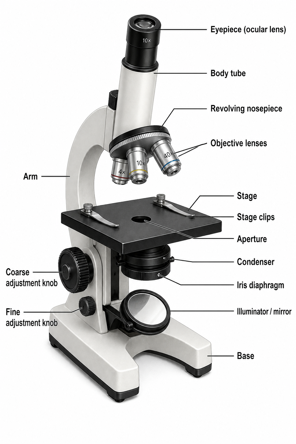 Genera il tuo diagramma del microscopio