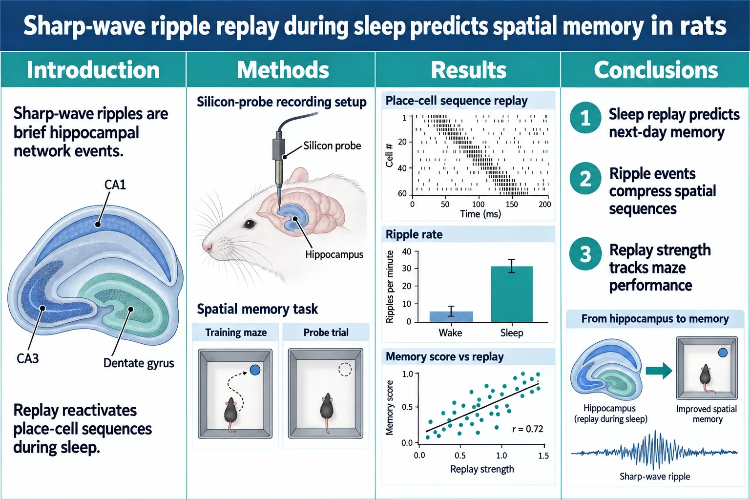 SfN Poster Template — Posters sized for the 6 × 4 ft Neuroscience board.